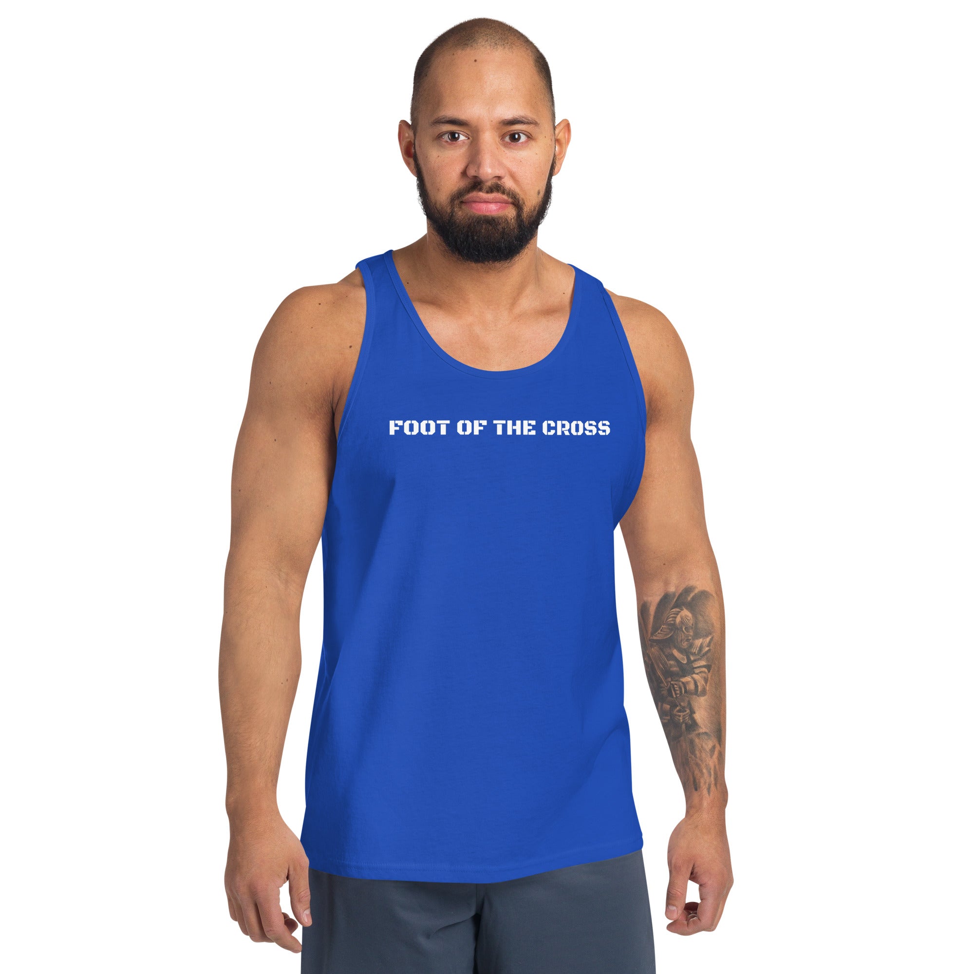 Men's Tank Top - Foot of the Cross