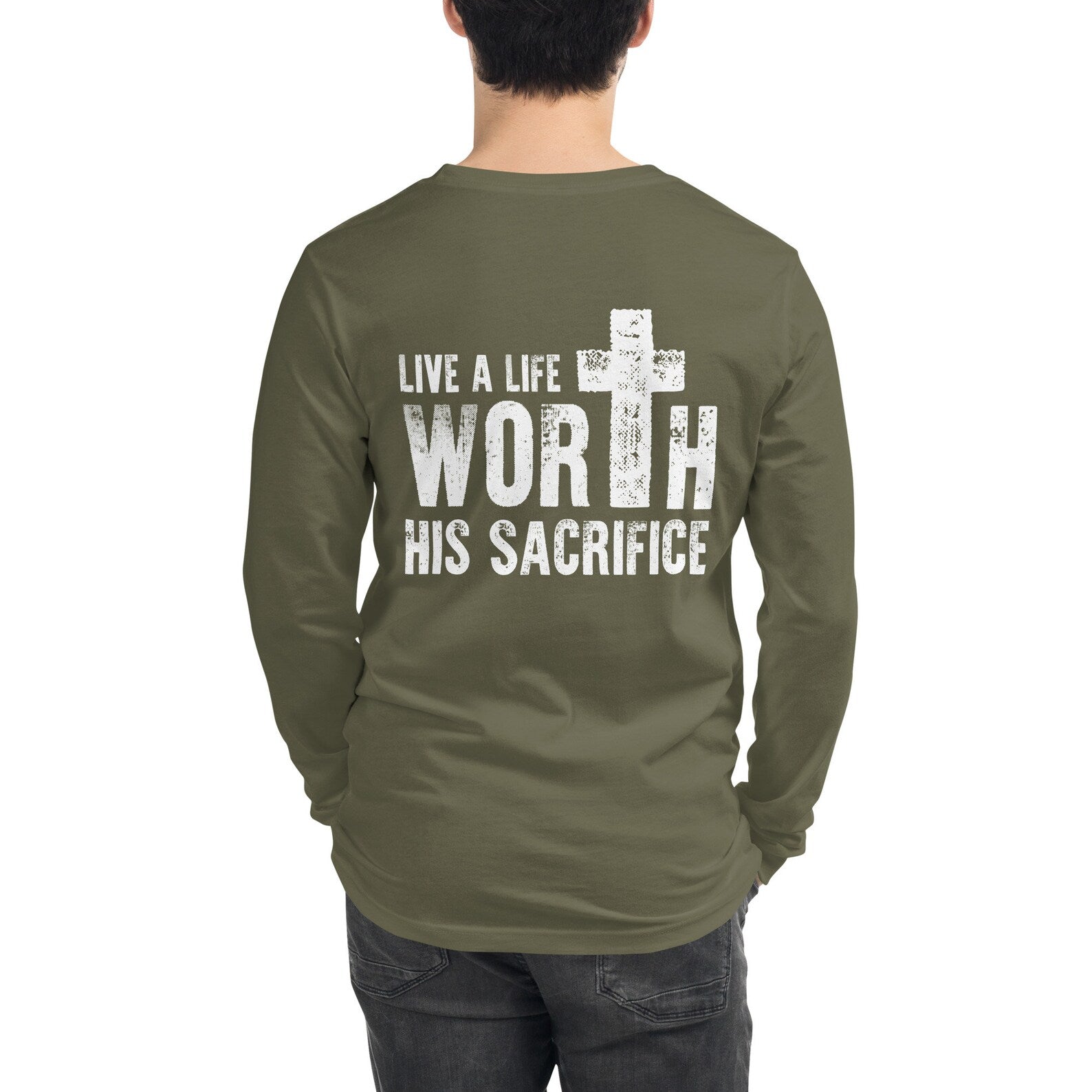 Men's Long Sleeve T-Shirt - Sacrifice