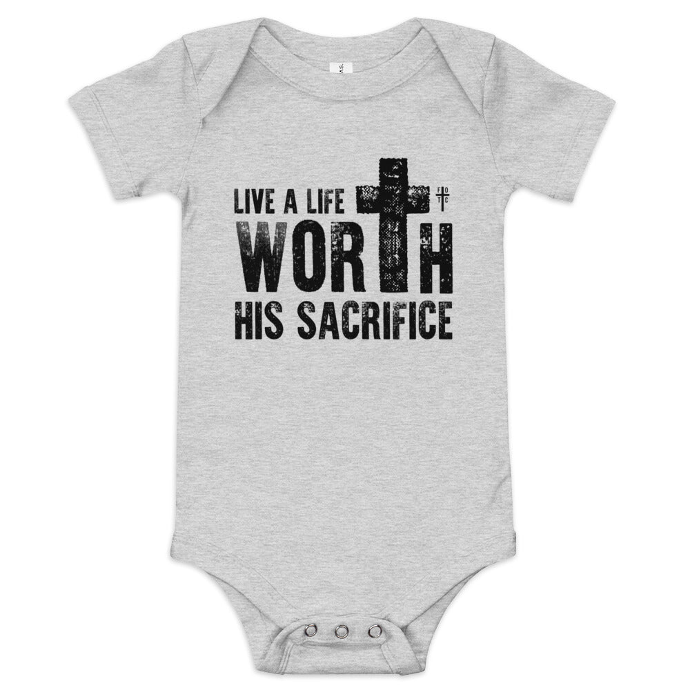 Baby Short Sleeve One Piece - Sacrifice