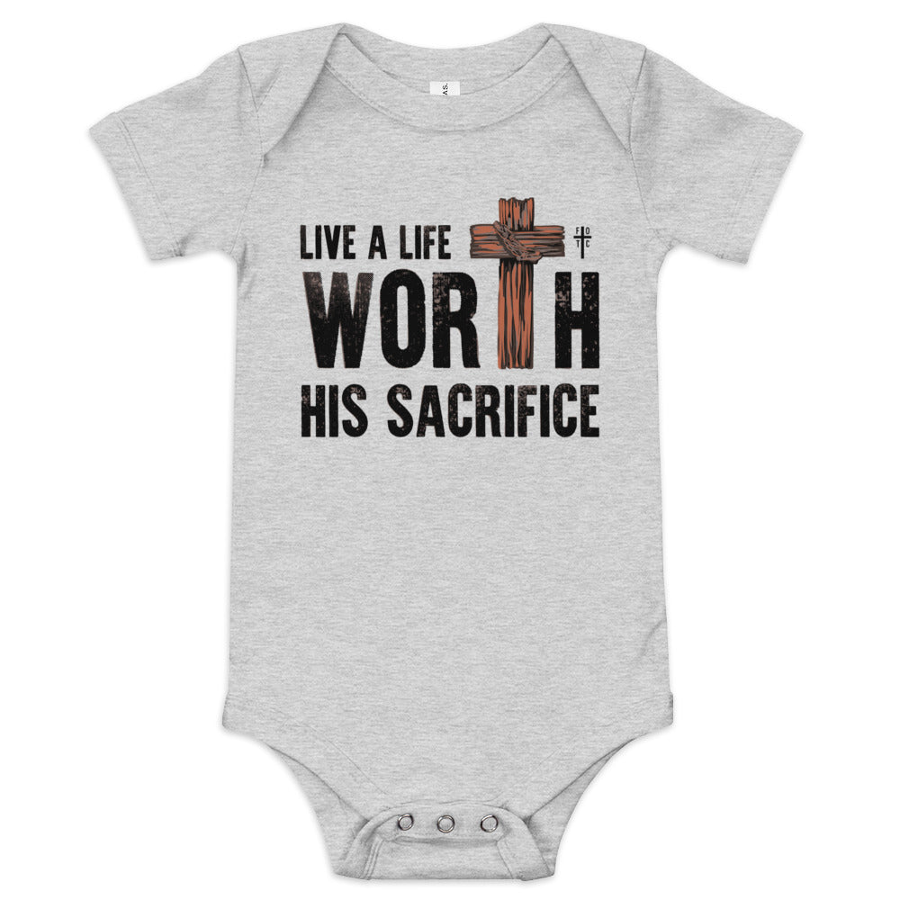 Baby Short Sleeve One Piece - Sacrifice