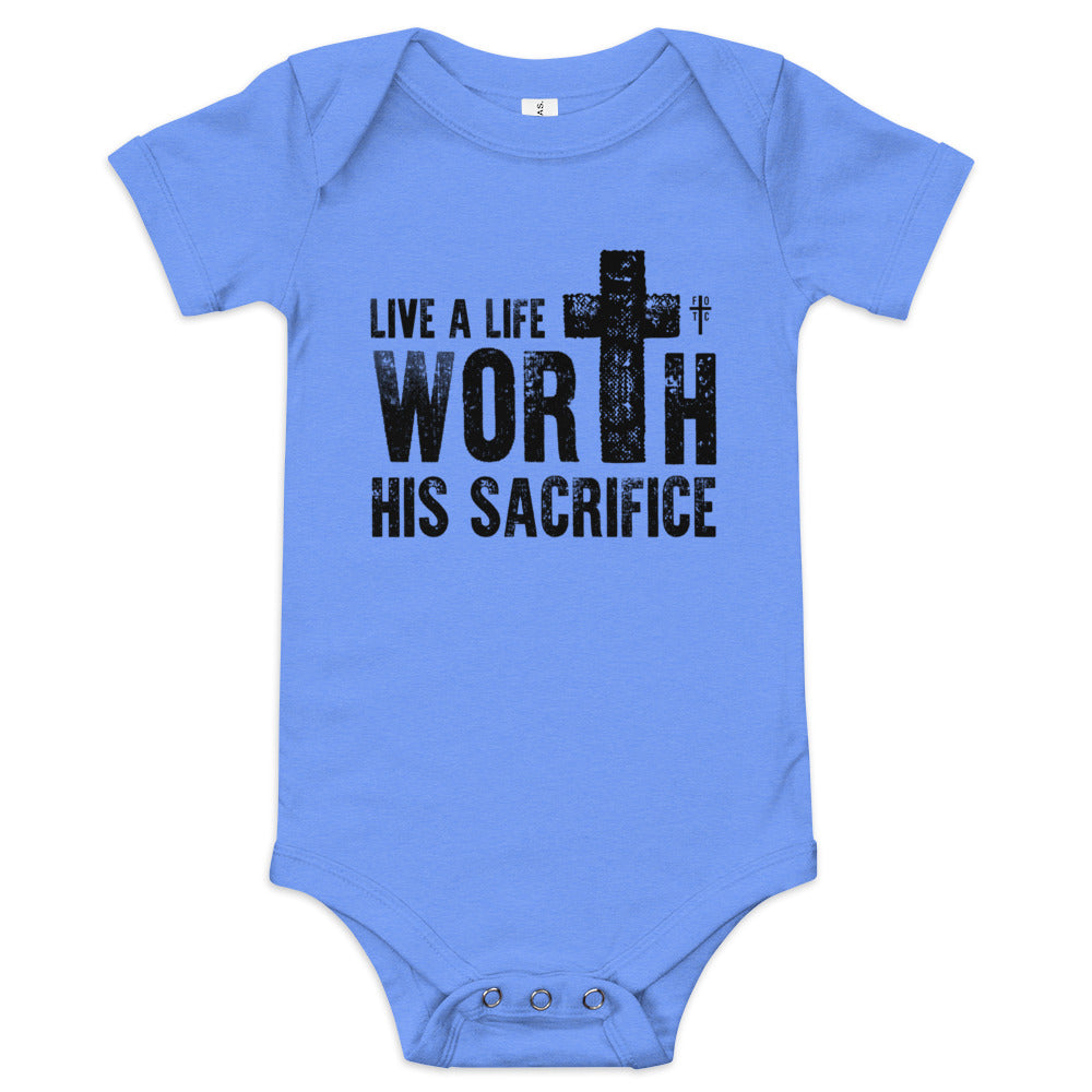 Baby Short Sleeve One Piece - Sacrifice