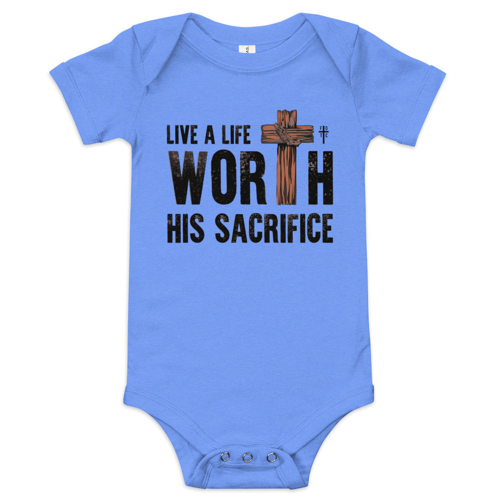 Baby Short Sleeve One Piece - Sacrifice