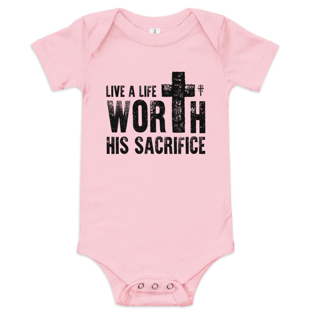 Baby Short Sleeve One Piece - Sacrifice