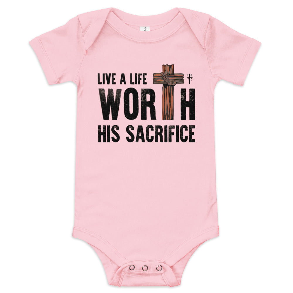 Baby Short Sleeve One Piece - Sacrifice