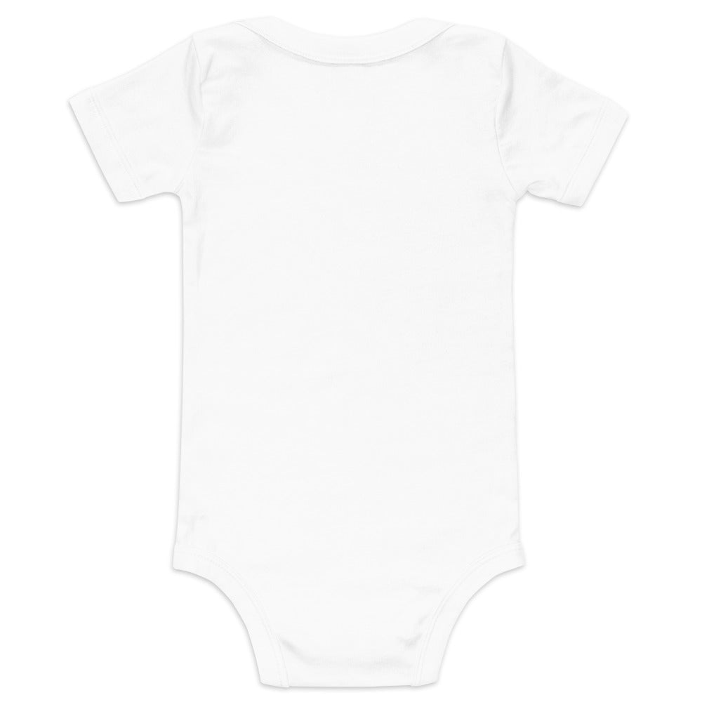 Baby Short Sleeve One Piece - Foot of the Cross