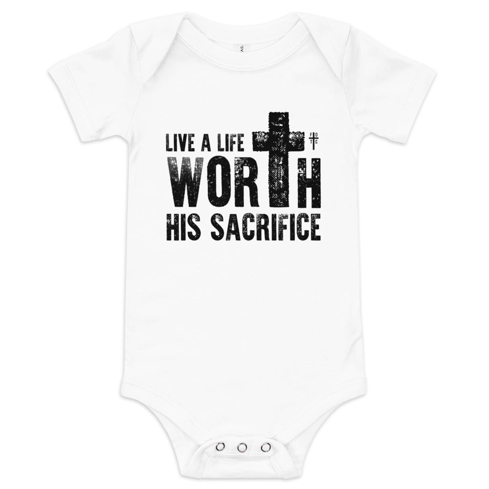 Baby Short Sleeve One Piece - Sacrifice