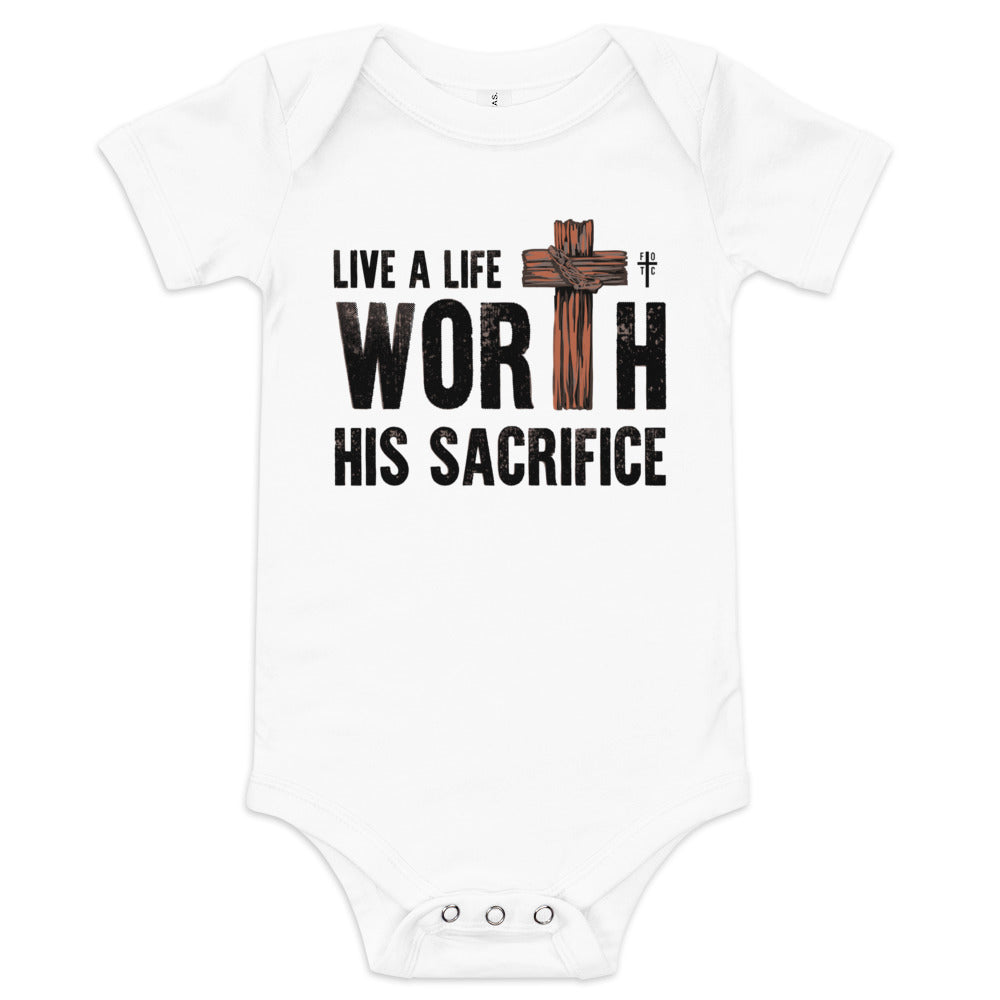 Baby Short Sleeve One Piece - Sacrifice