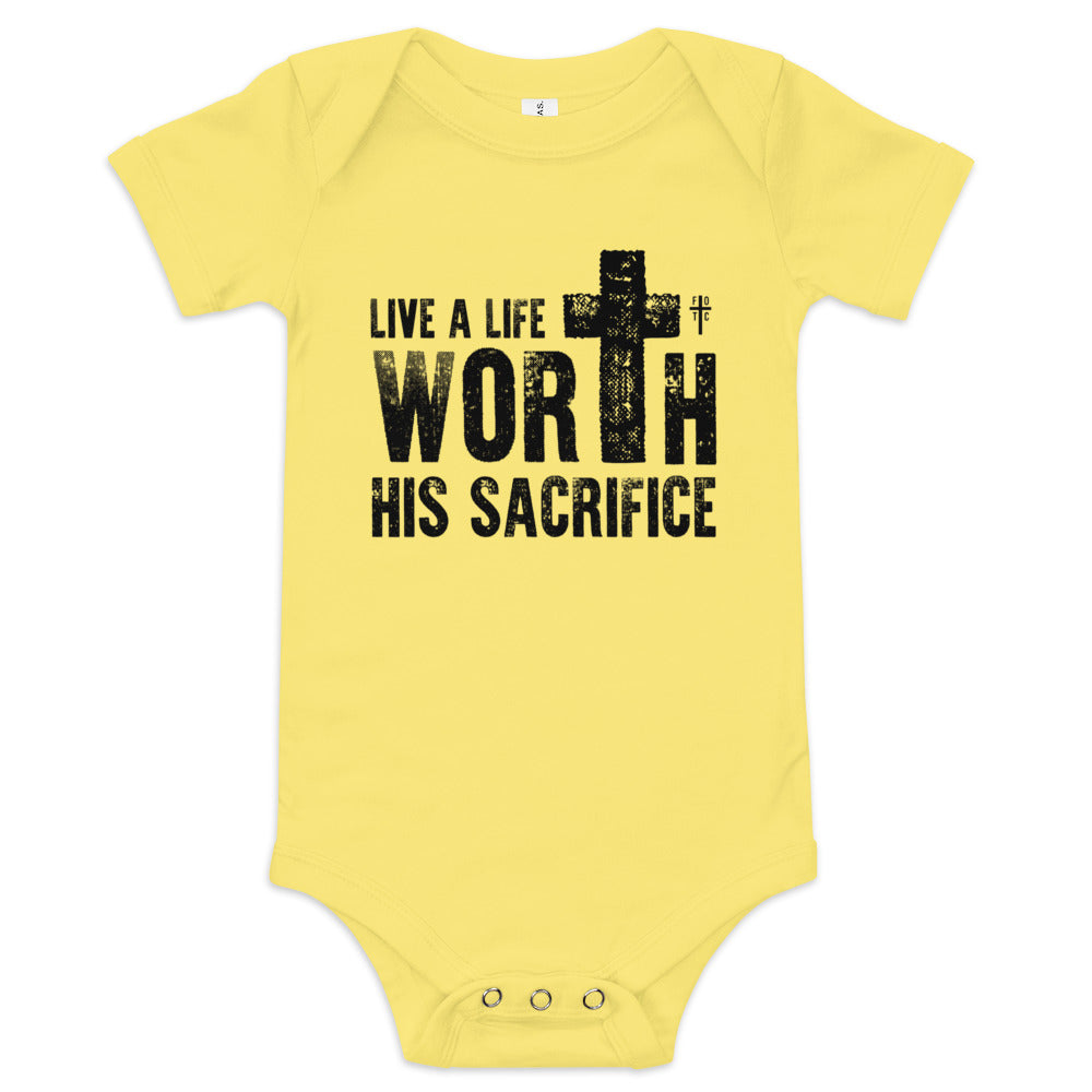 Baby Short Sleeve One Piece - Sacrifice