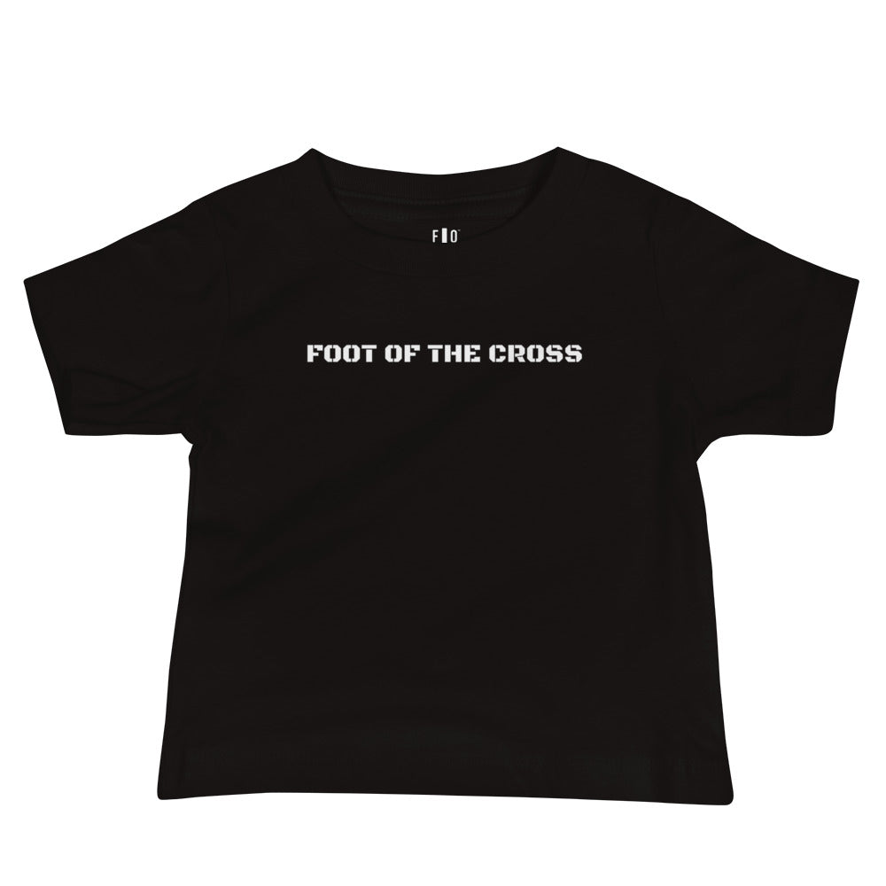 Baby Jersey Short Sleeve Tee - Foot of the Cross