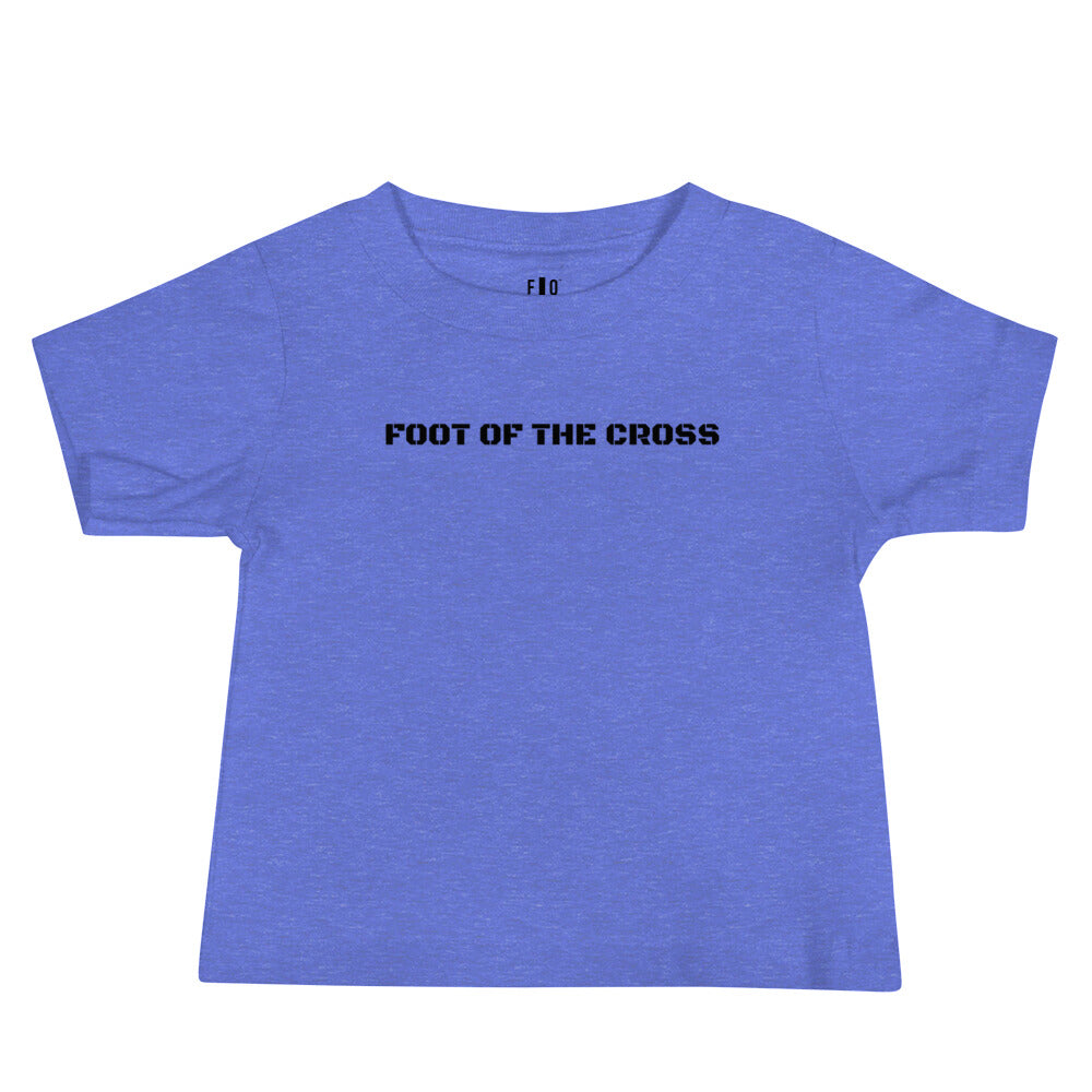 Baby Jersey Short Sleeve Tee - Foot of the Cross