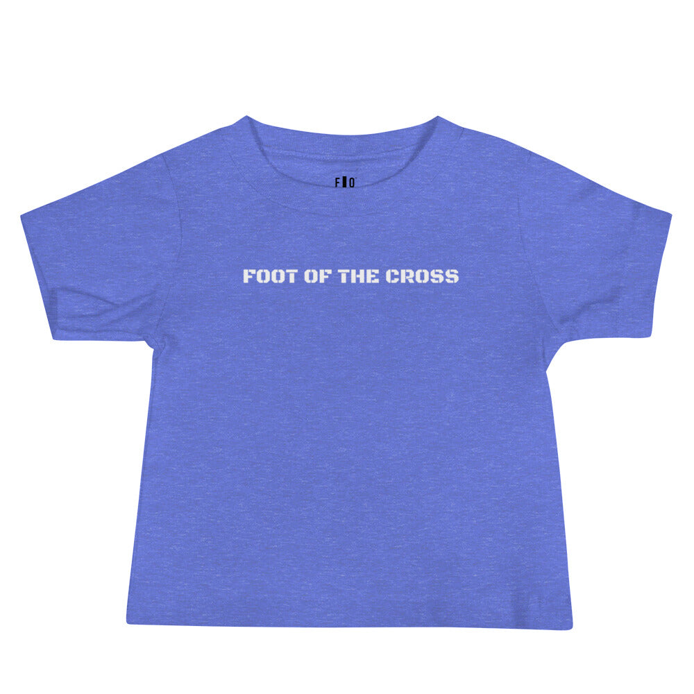 Baby Jersey Short Sleeve Tee - Foot of the Cross