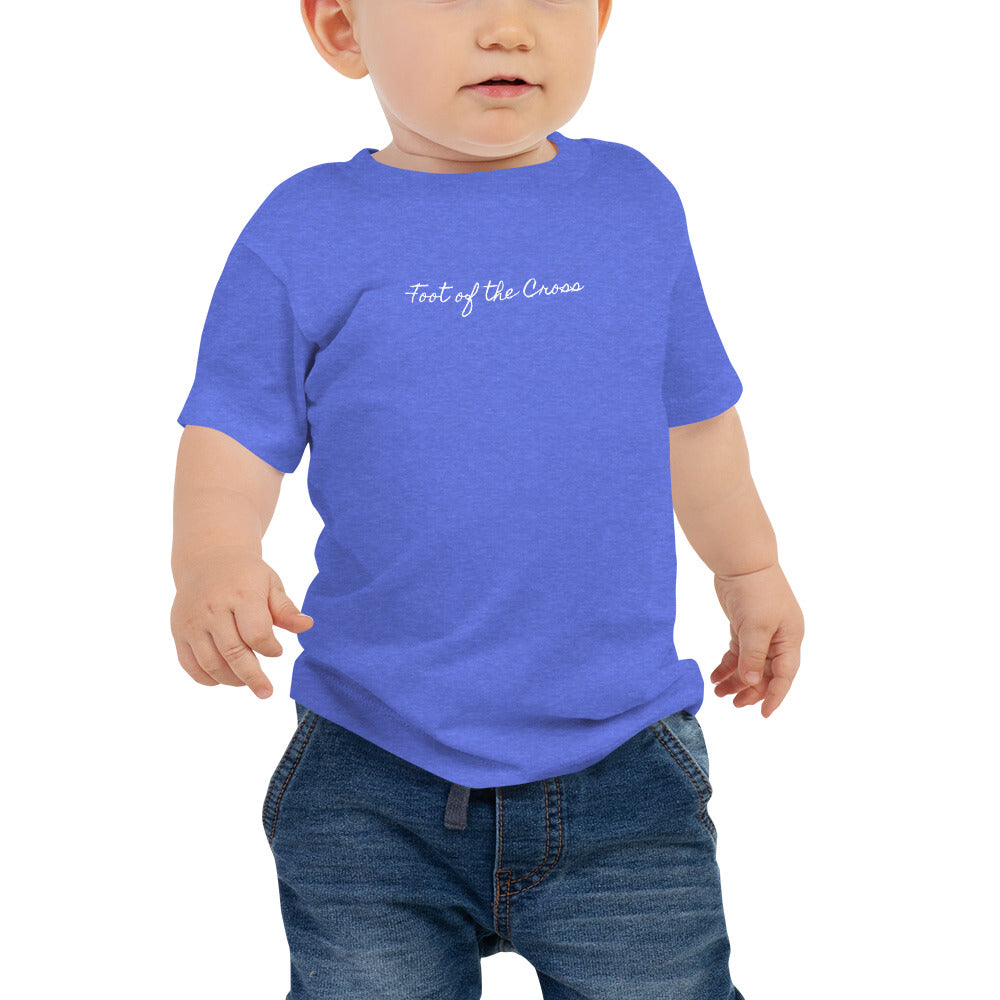 Baby Jersey Short Sleeve Tee - Foot of the Cross