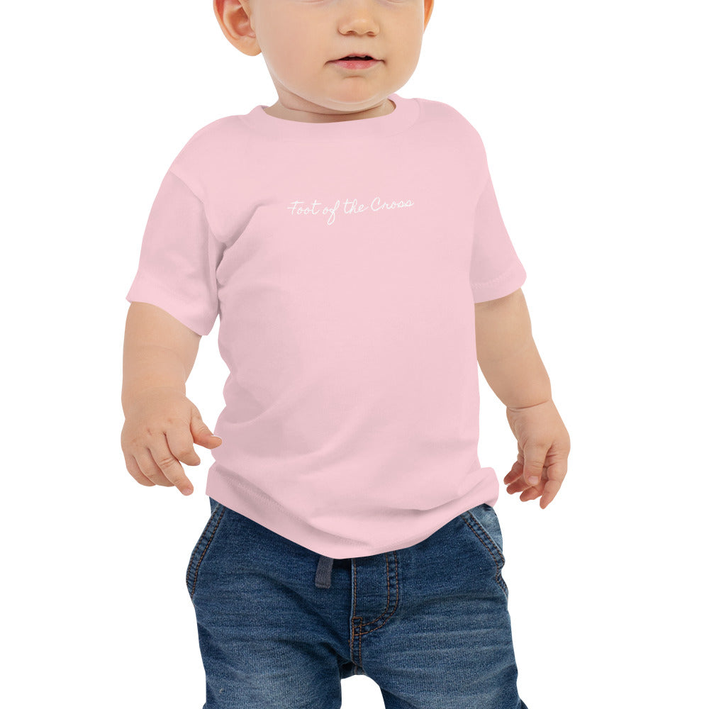 Baby Jersey Short Sleeve Tee - Foot of the Cross