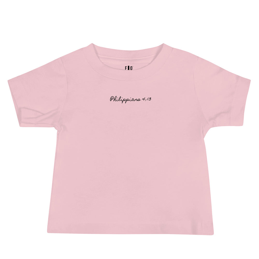 Baby Jersey Short Sleeve Tee - Philippians 4:13