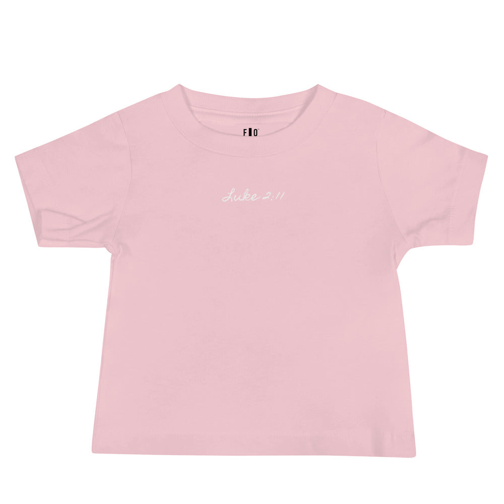 Baby Jersey Short Sleeve Tee - Luke 2:11