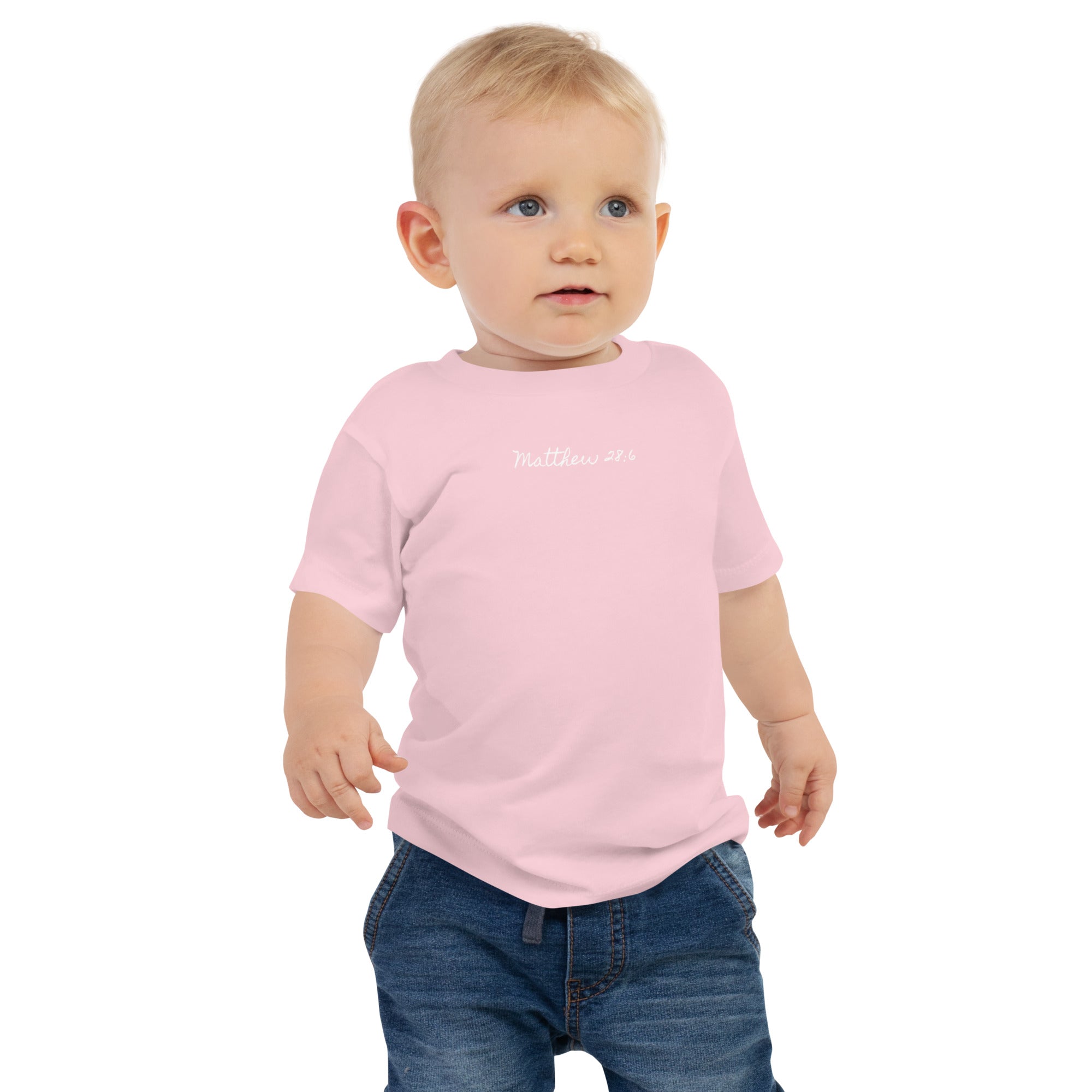 Baby Jersey Short Sleeve Tee - Matthew 28:6