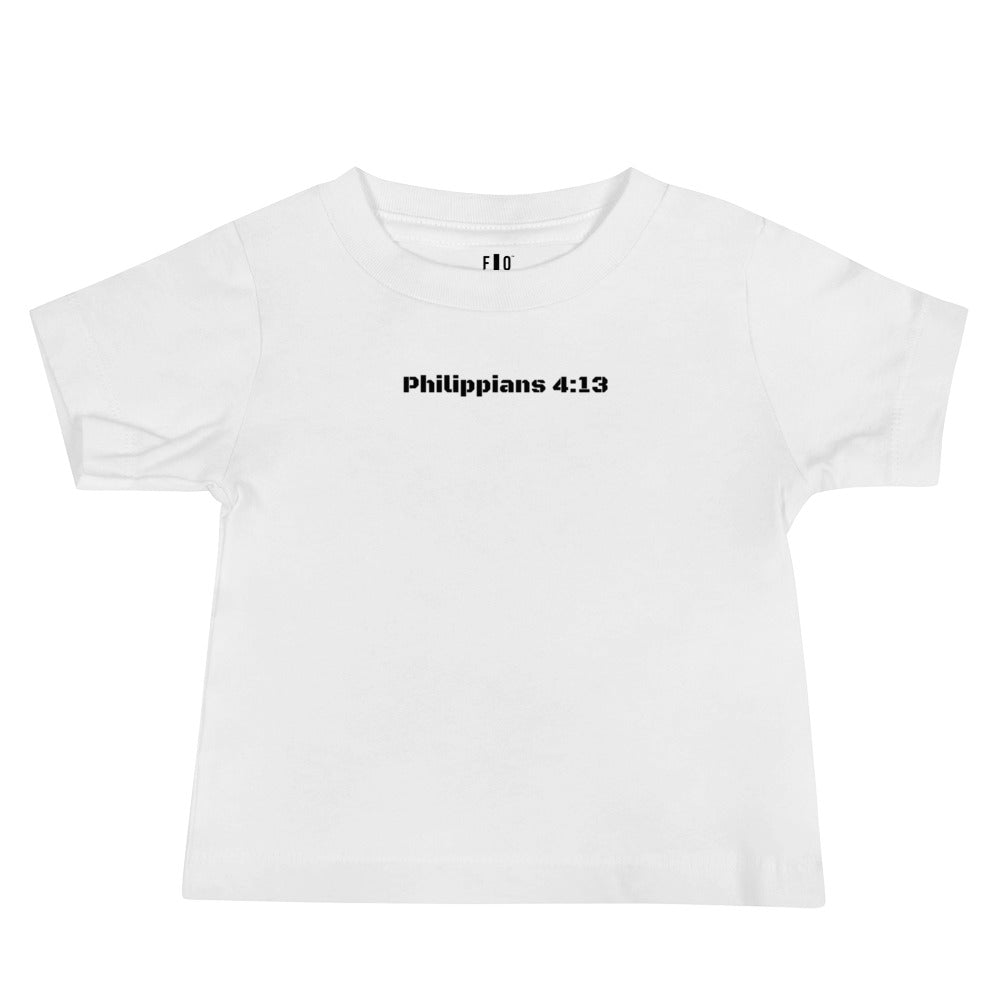 Baby Jersey Short Sleeve Tee - Philippians 4:13