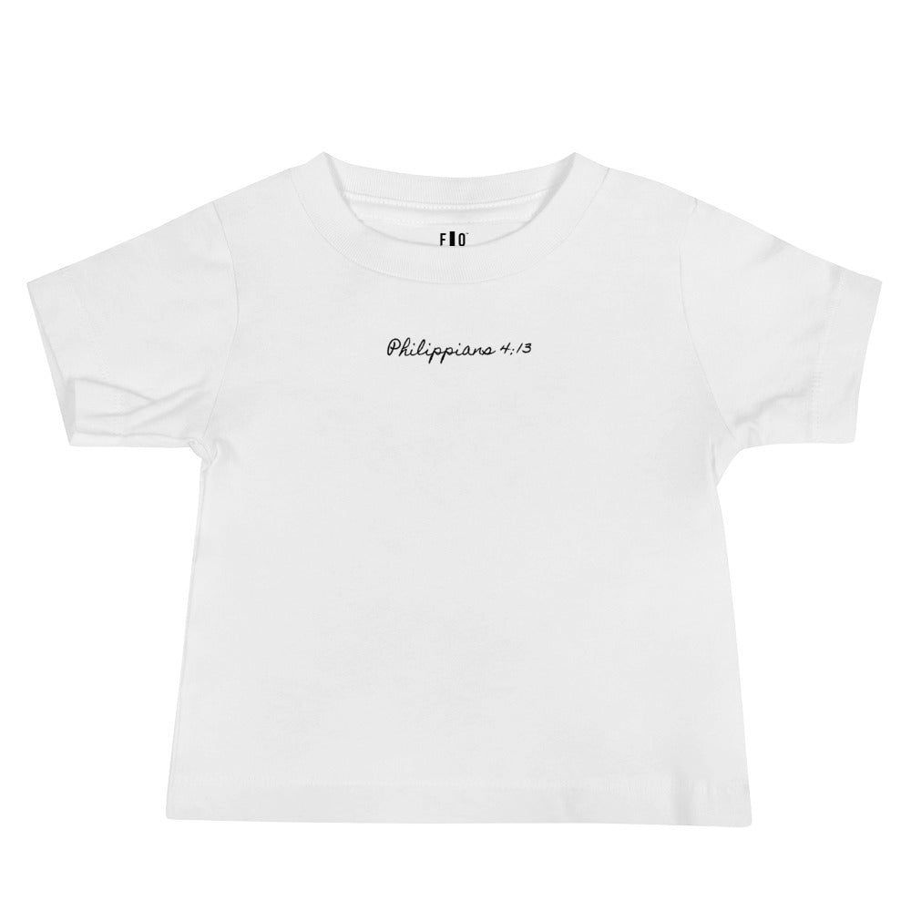 Baby Jersey Short Sleeve Tee - Philippians 4:13