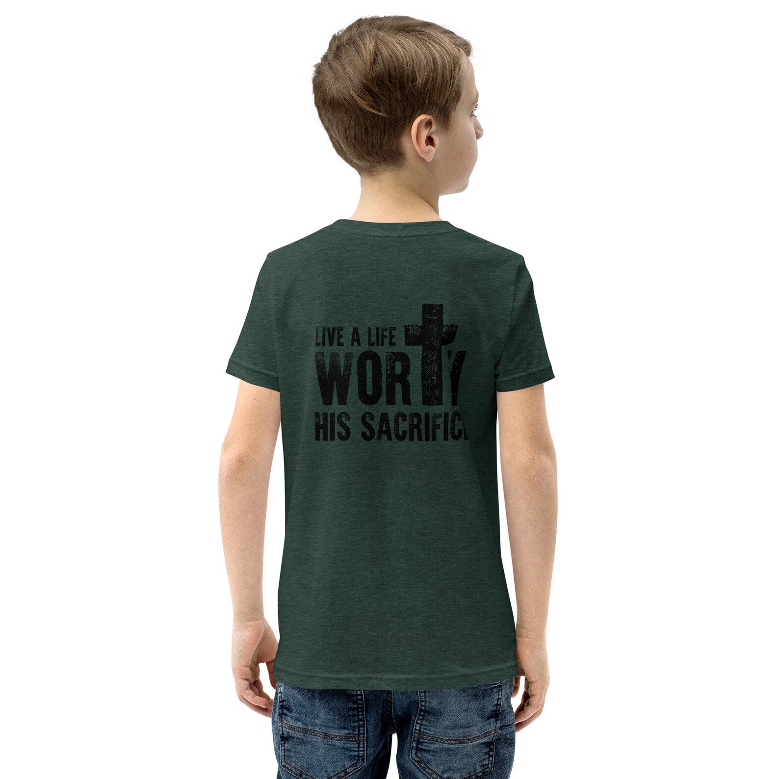 Boy's Youth Short Sleeve T-Shirt - Sacrifice