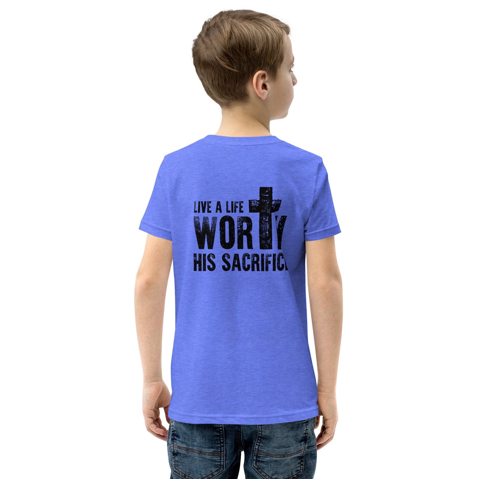 Boy's Youth Short Sleeve T-Shirt - Sacrifice