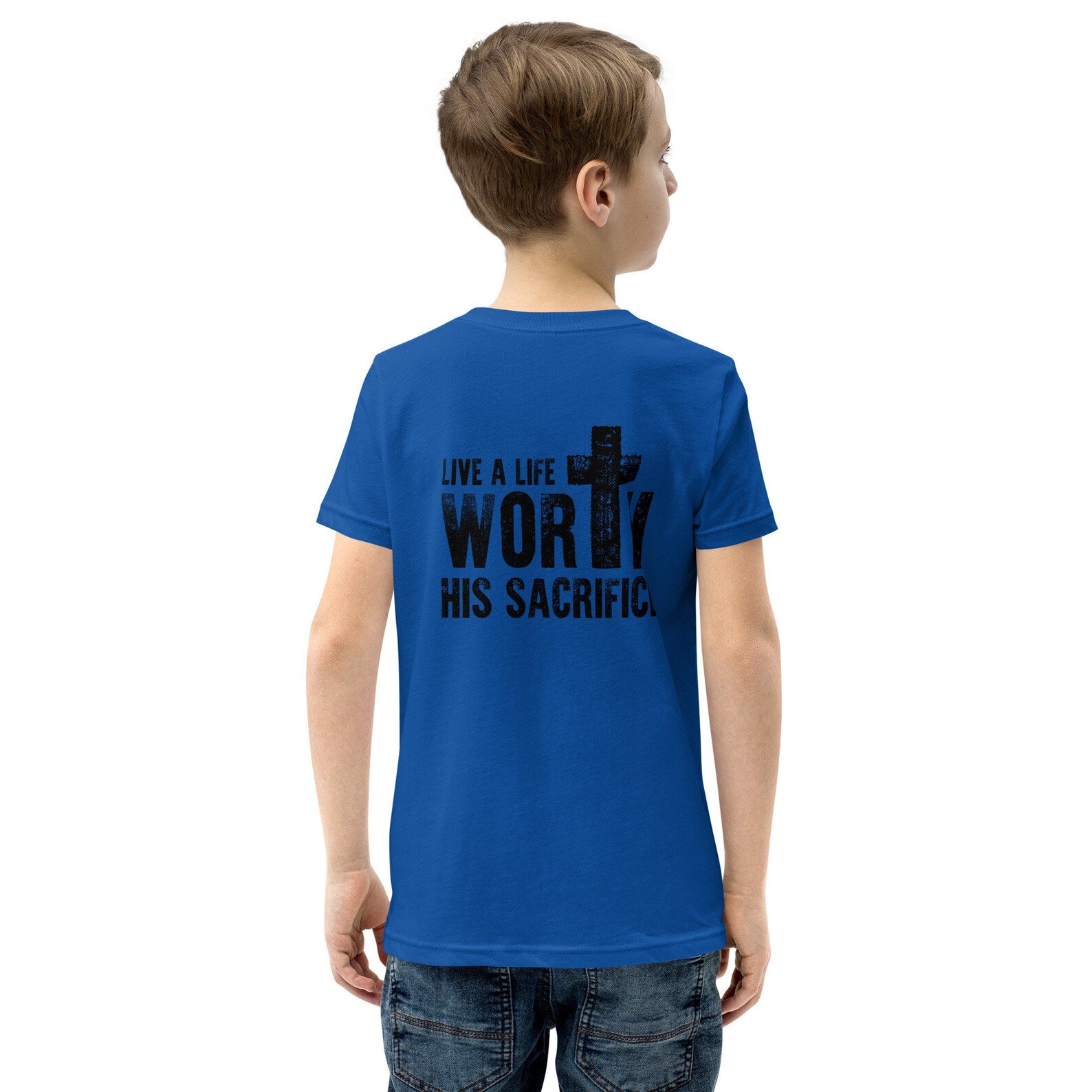 Boy's Youth Short Sleeve T-Shirt - Sacrifice