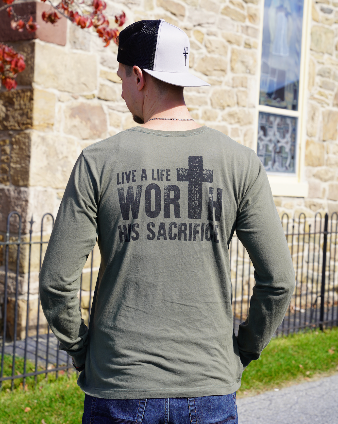 Men's Long Sleeve T-Shirt - Sacrifice