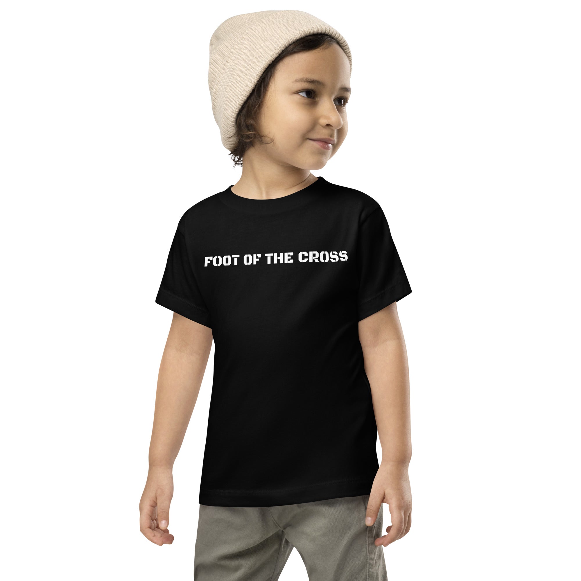 Boy's Toddler Short Sleeve Tee - Foot of the Cross