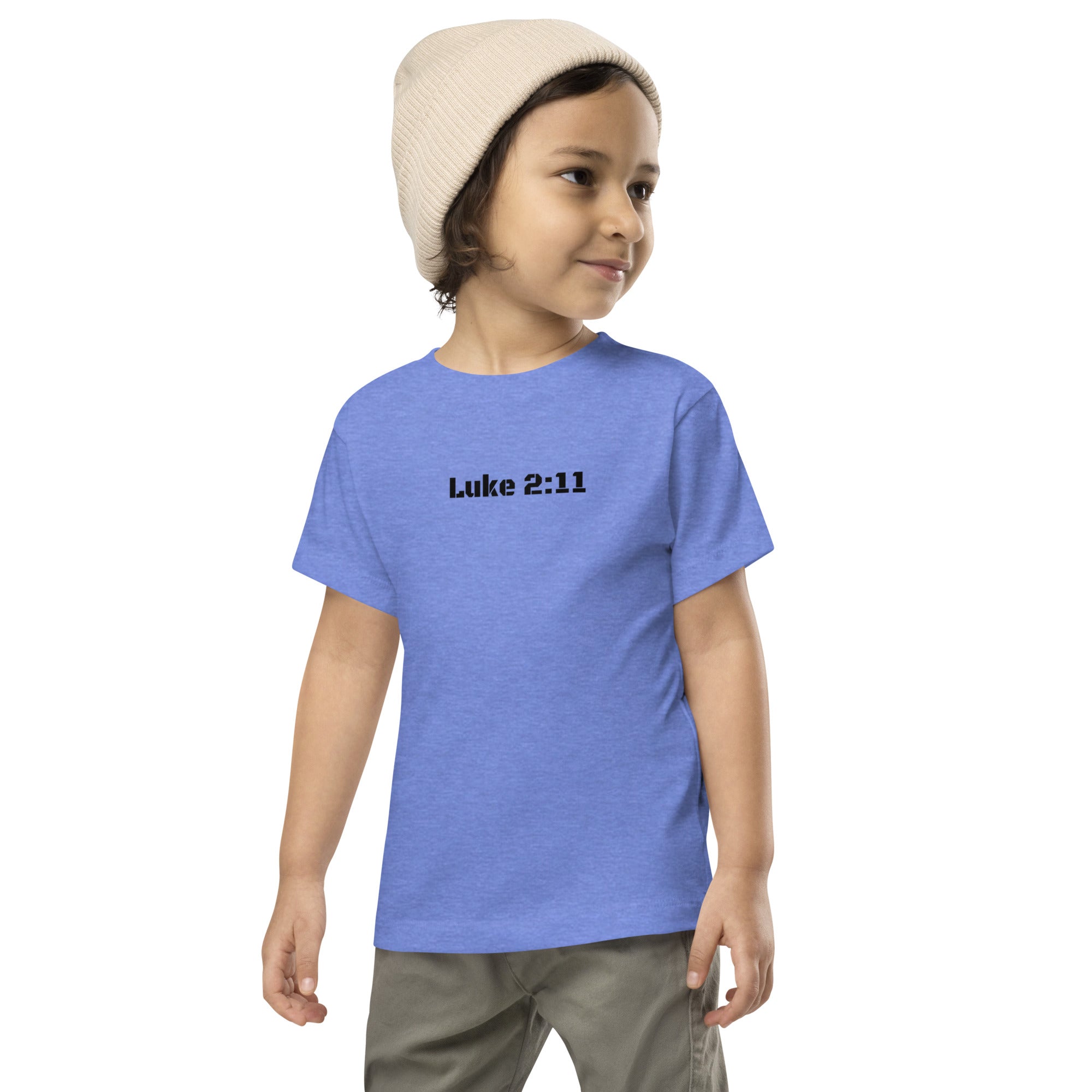 Boy's Toddler Short Sleeve Tee - Luke 2:11