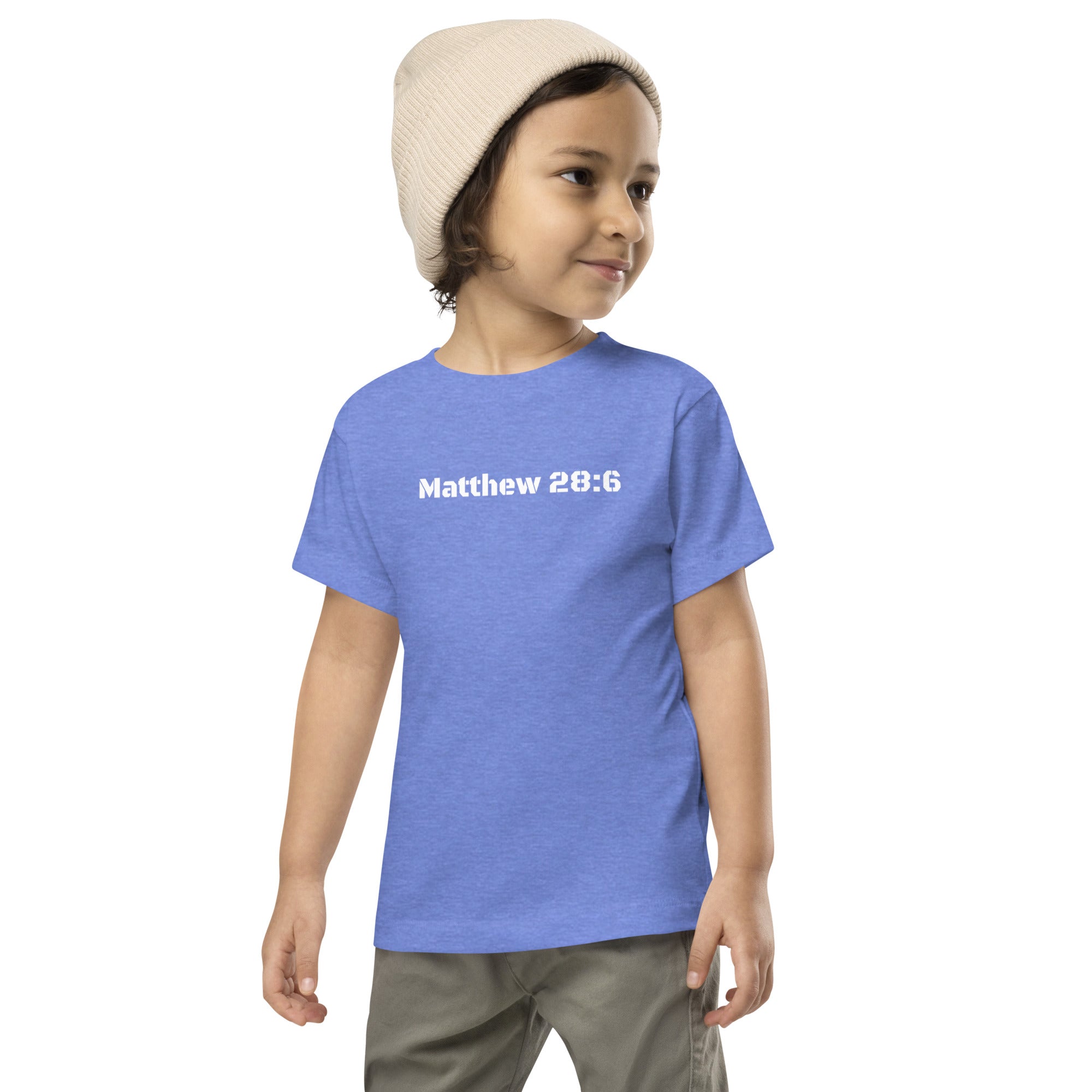 Boy's Toddler Short Sleeve Tee - Matthew 28:6