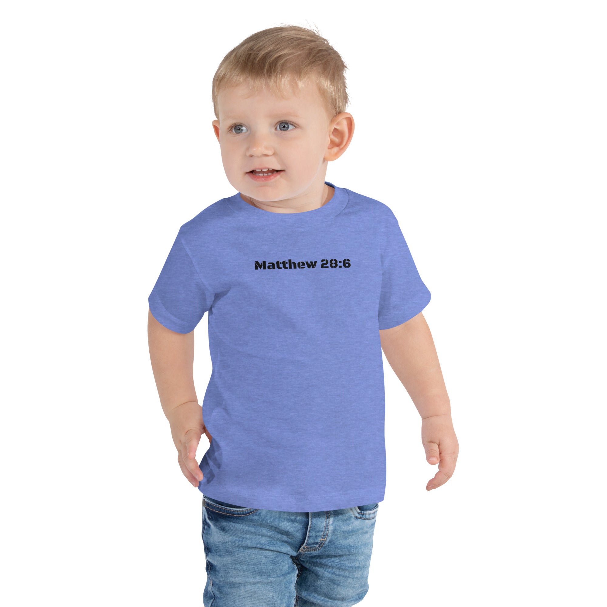 Boy’s Toddler Short Sleeve Tee - Matthew 28:6