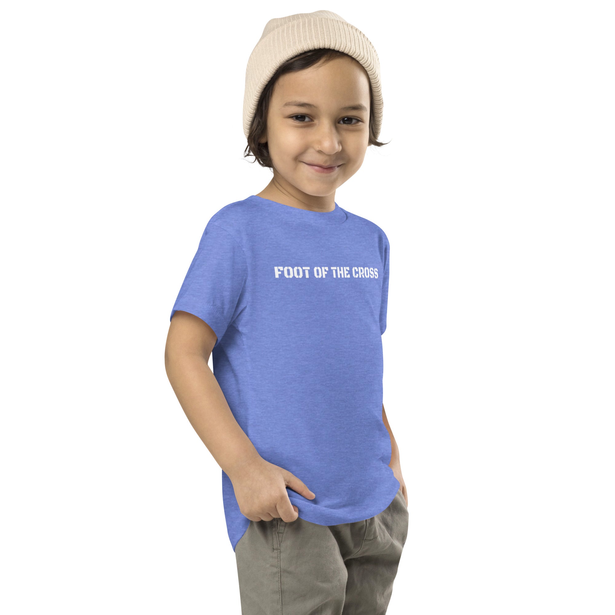 Boy's Toddler Short Sleeve Tee - Foot of the Cross