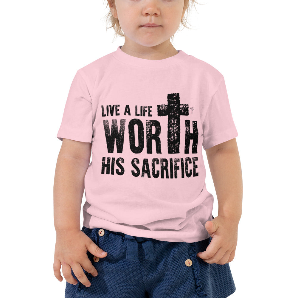 Girl's Toddler Short Sleeve Tee - Sacrifice