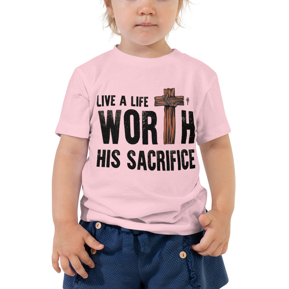 Girl's Toddler Short Sleeve Tee - Sacrifice