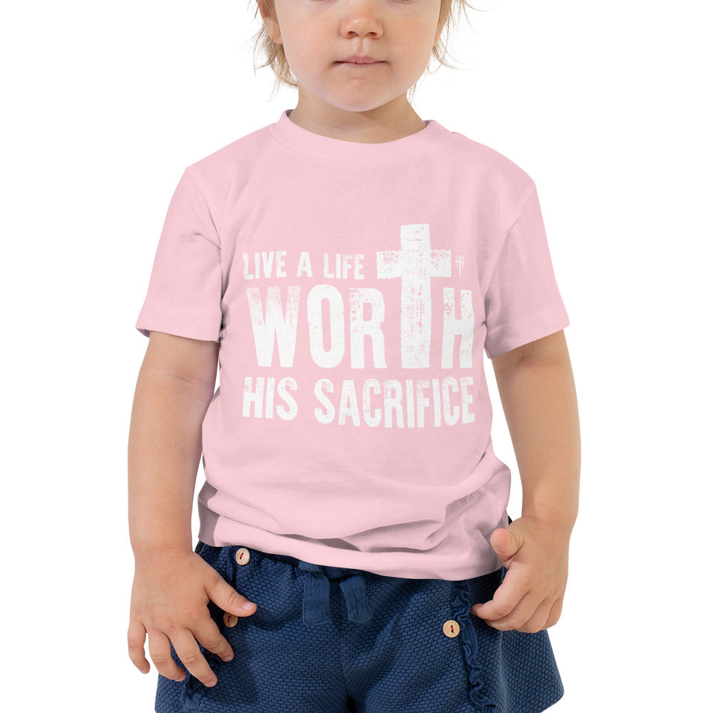 Girl's Toddler Short Sleeve Tee - Sacrifice