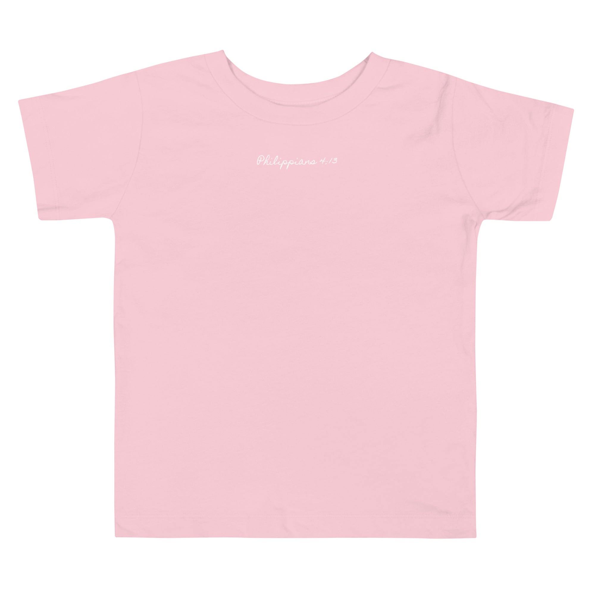 Girl's Toddler Short Sleeve Tee - Philippians 4:13