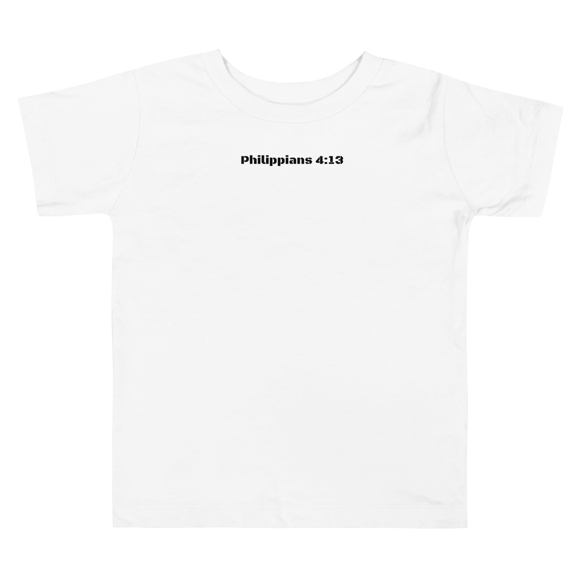 Boy's Toddler Short Sleeve Tee - Philippians 4:13