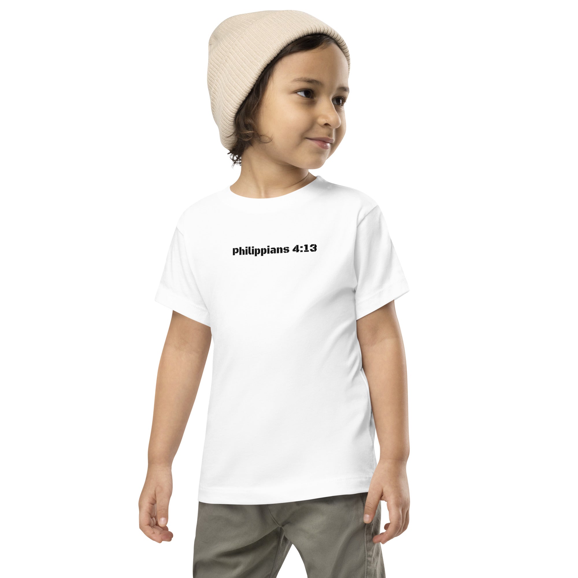 Boy's Toddler Short Sleeve Tee - Philippians 4:13