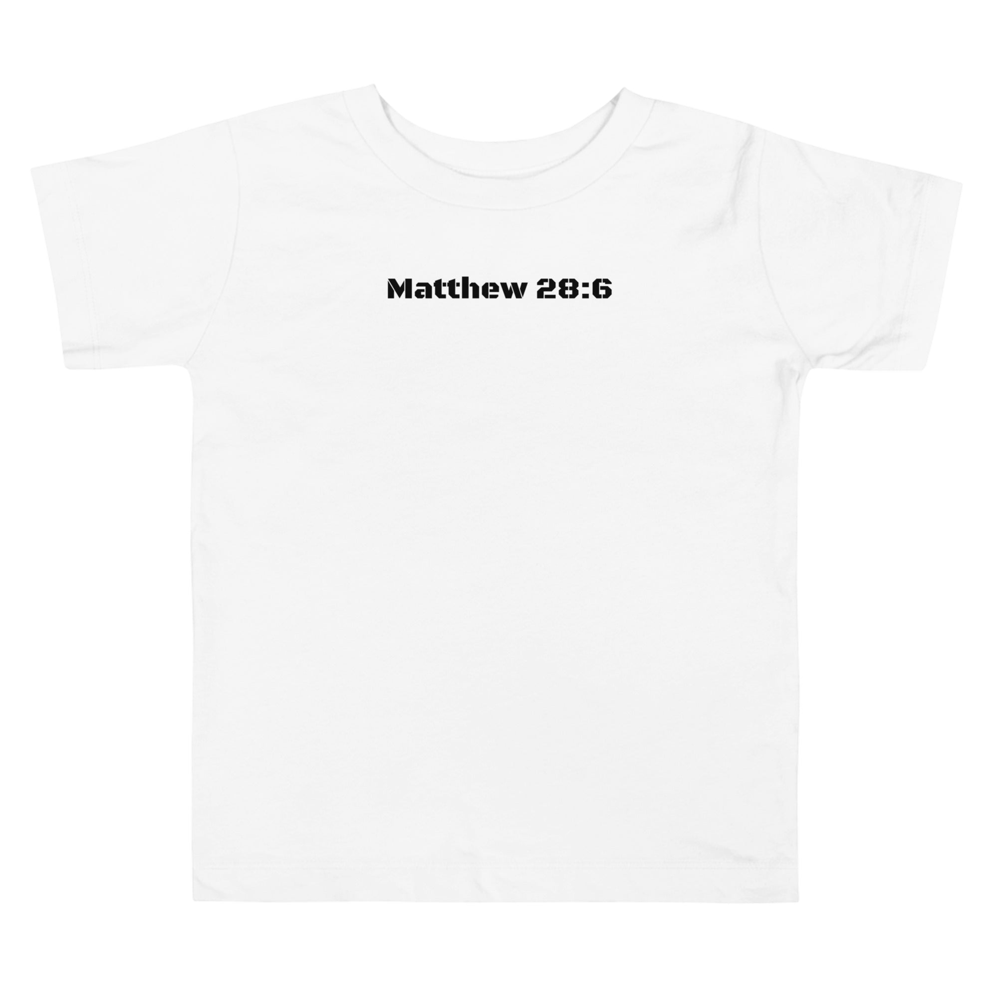 Boy’s Toddler Short Sleeve Tee - Matthew 28:6