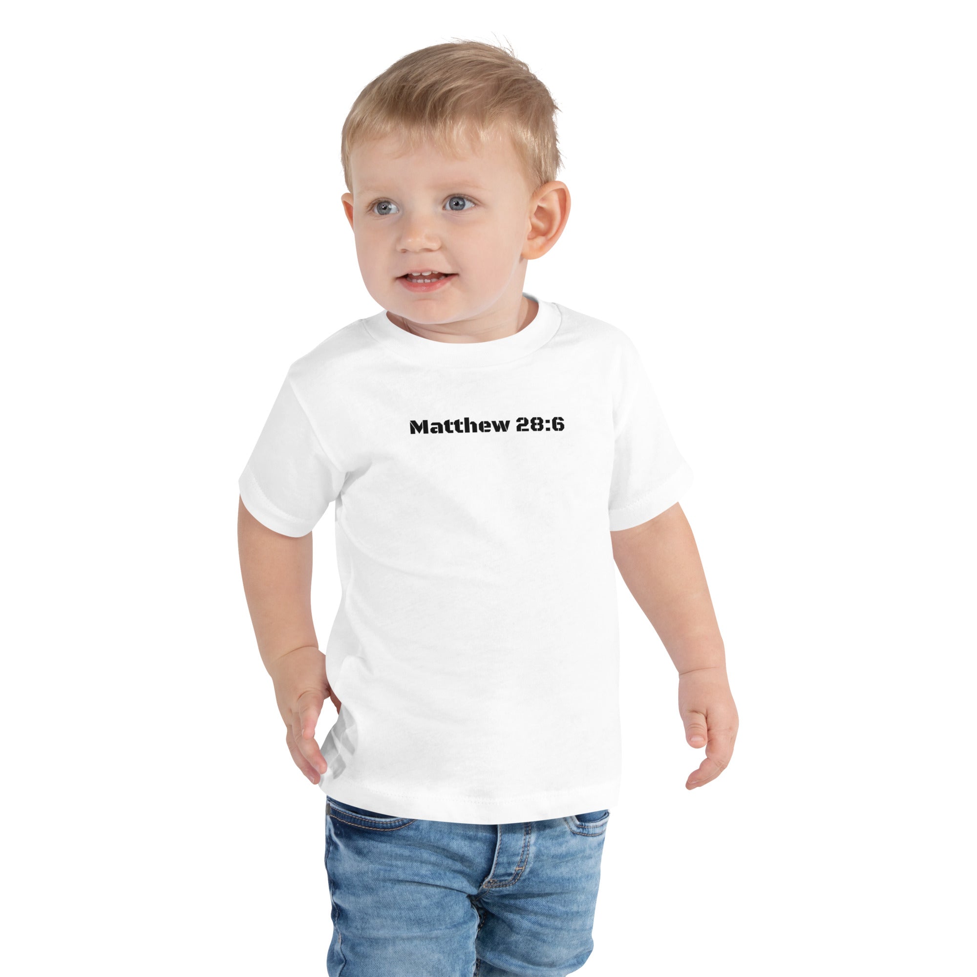 Boy’s Toddler Short Sleeve Tee - Matthew 28:6