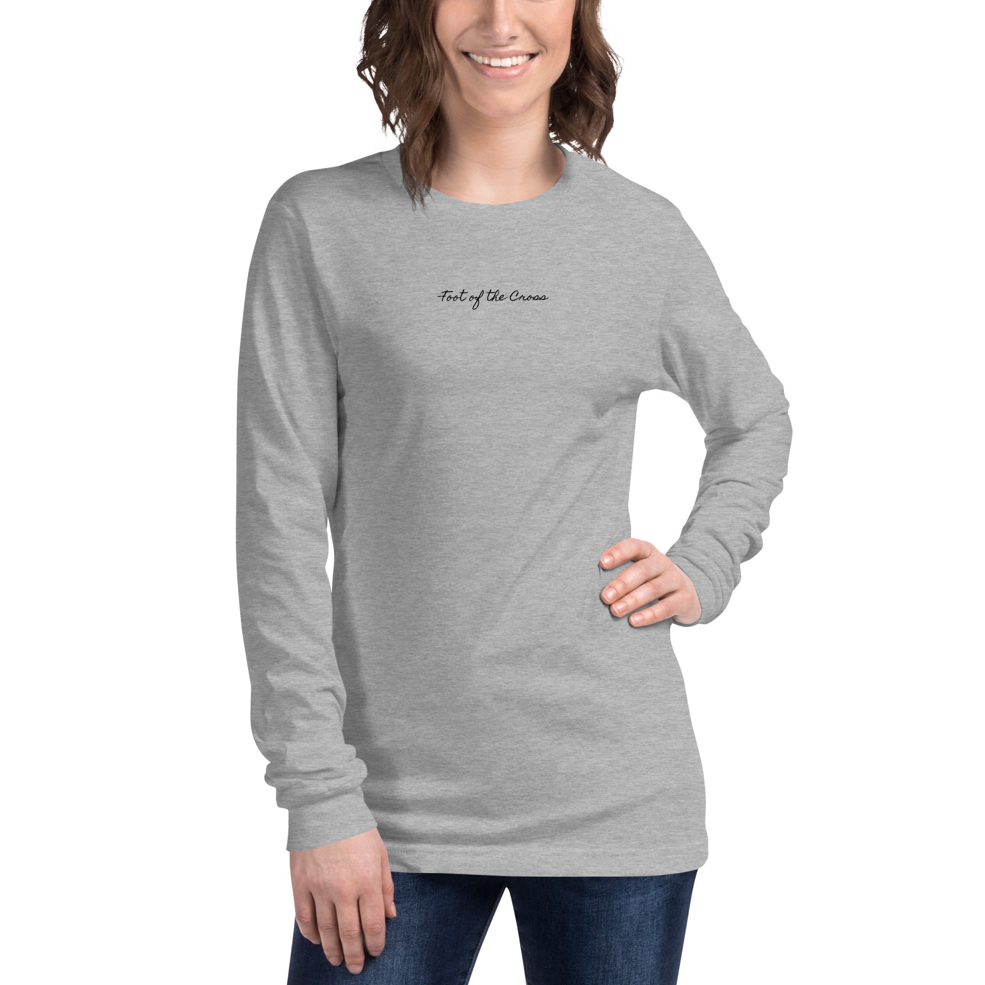 Women's Long Sleeve Tee - Foot of the Cross