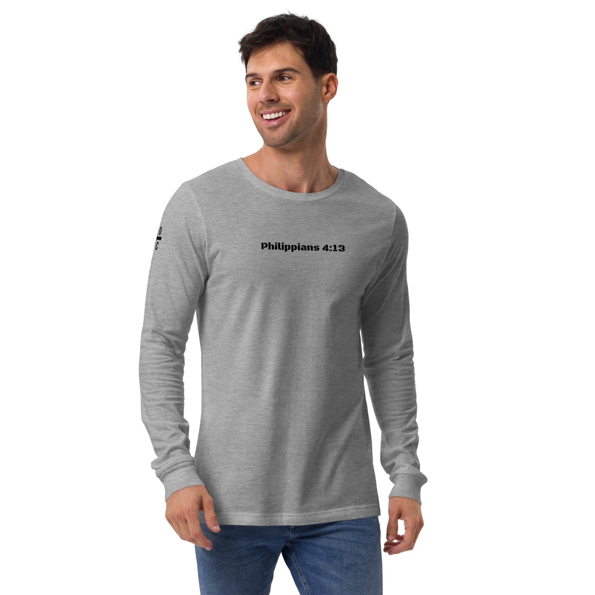 Men's Long Sleeve T-Shirt - Philippians 4:13