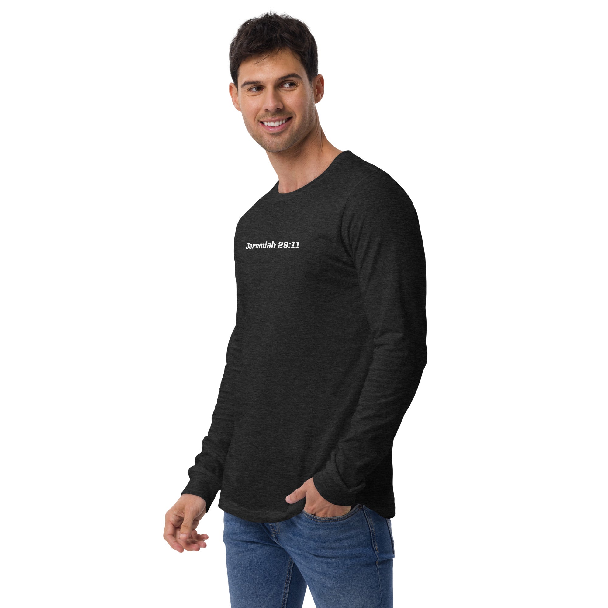 Men's Long Sleeve T-Shirt - Jeremiah 29:11