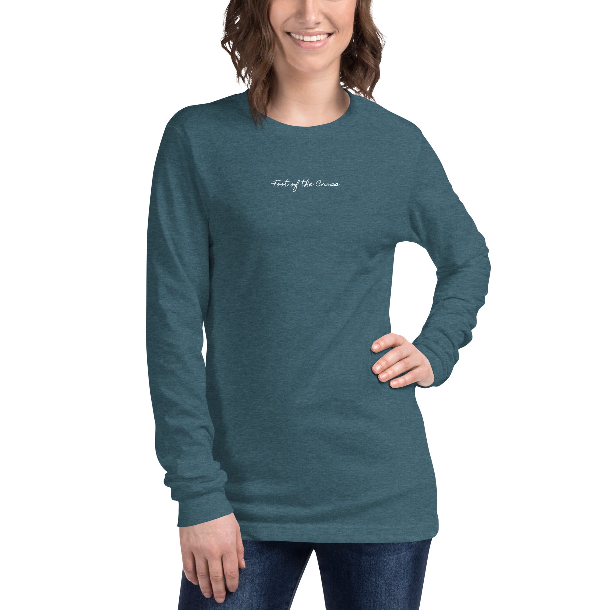 Women's Long Sleeve Tee - Foot of the Cross