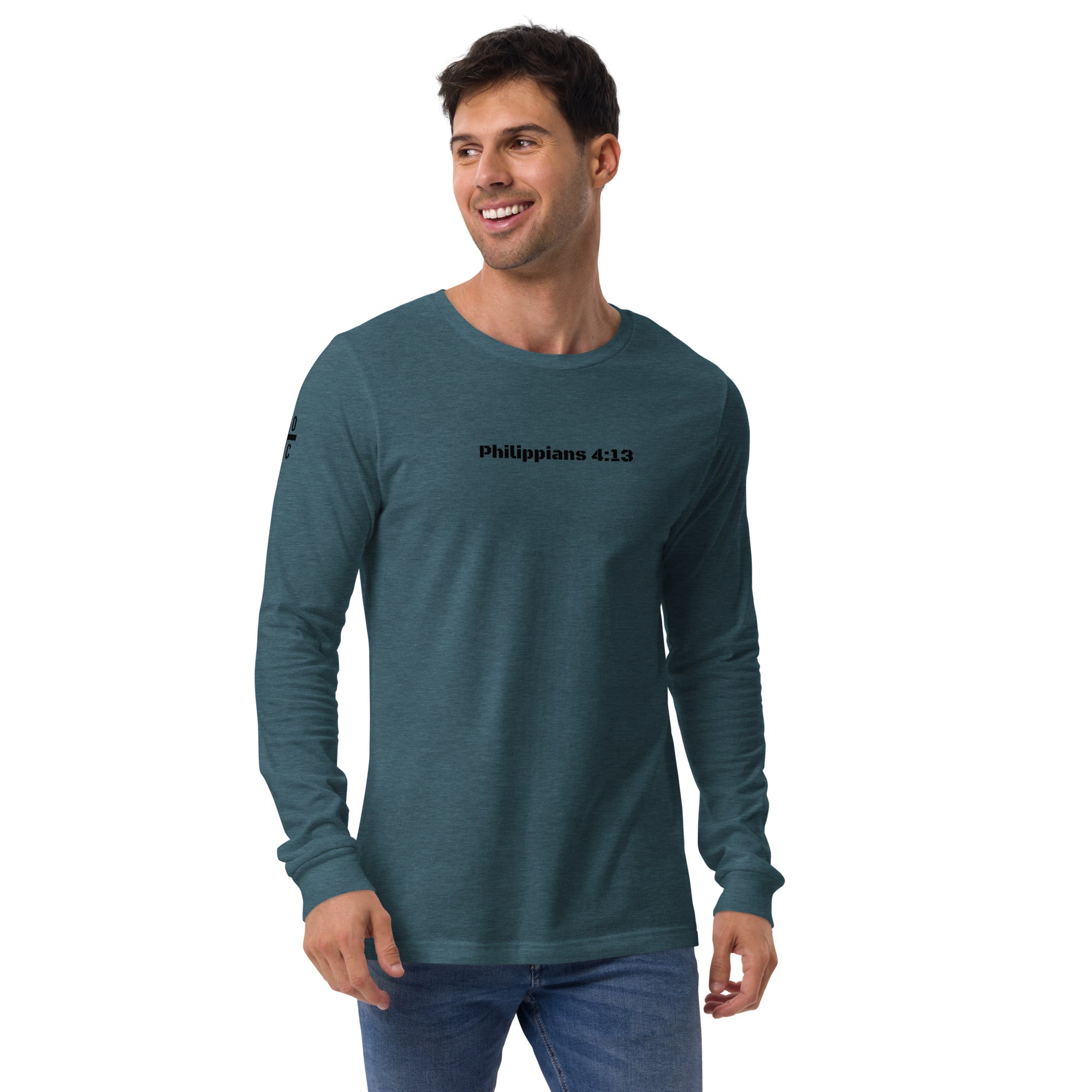 Men's Long Sleeve T-Shirt - Philippians 4:13