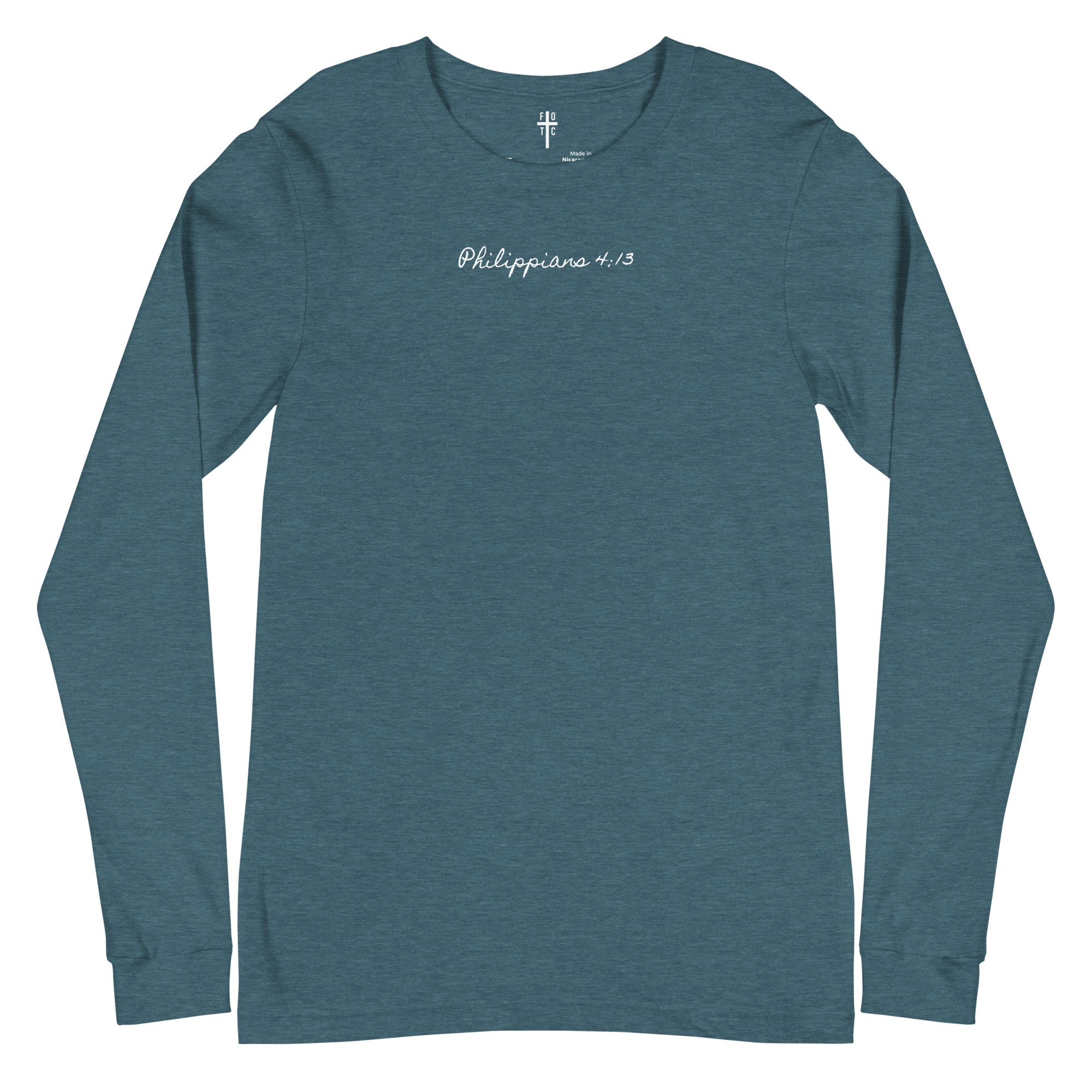 Women's Long Sleeve Tee - Philippians 4:13