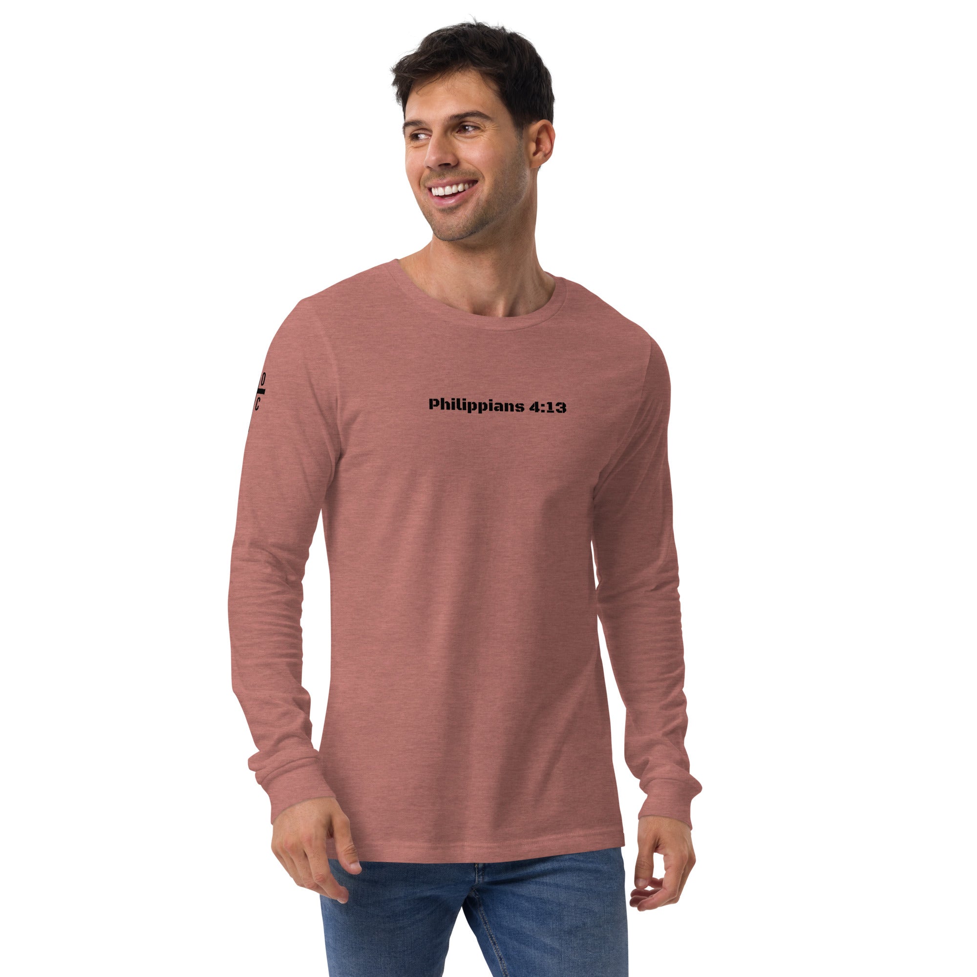 Men's Long Sleeve T-Shirt - Philippians 4:13