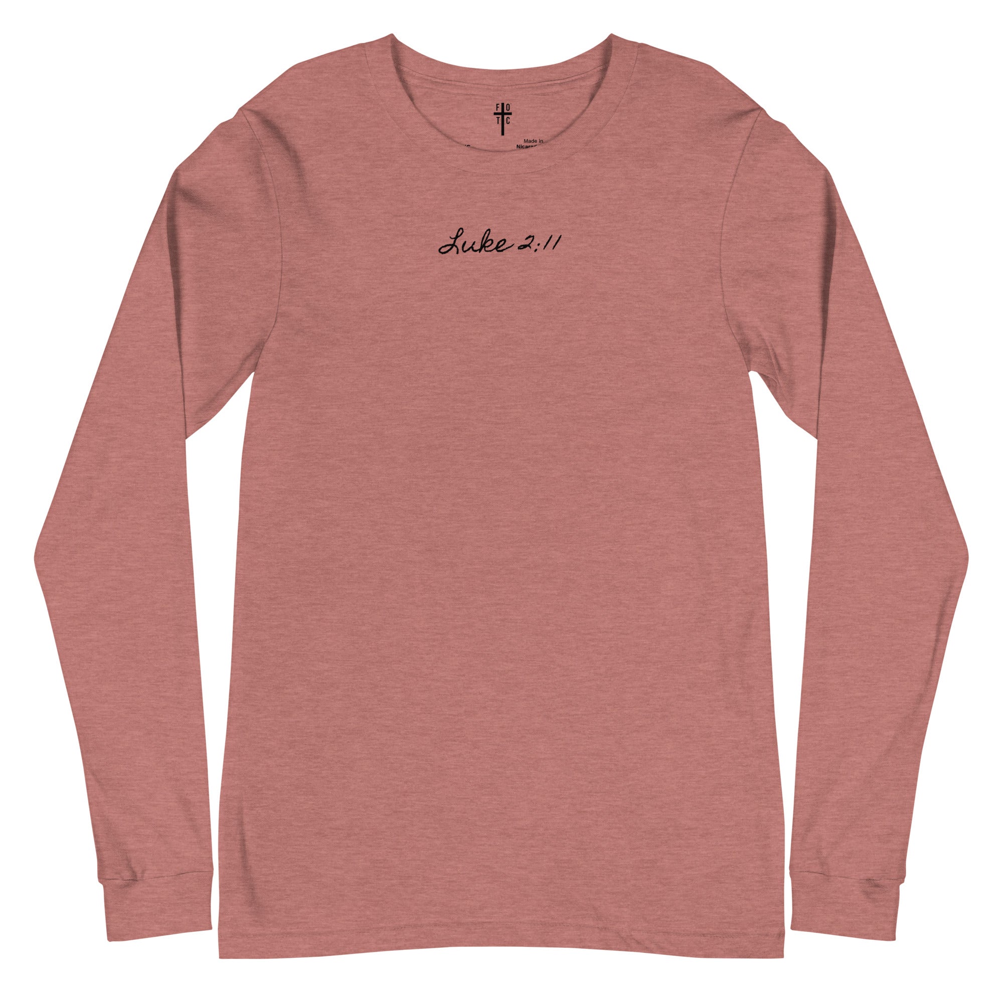 Women's Long Sleeve Tee - Luke 2:11