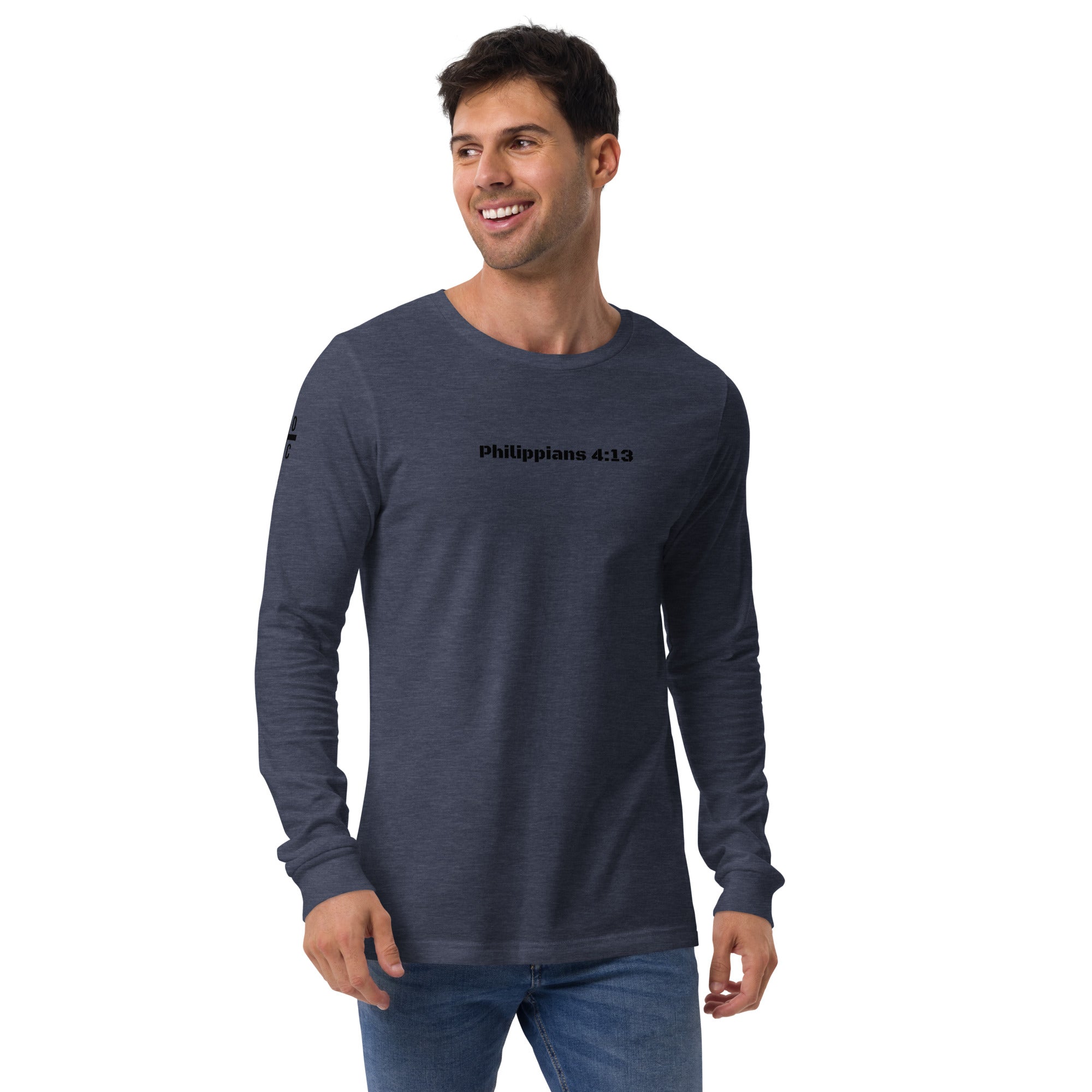 Men's Long Sleeve T-Shirt - Philippians 4:13