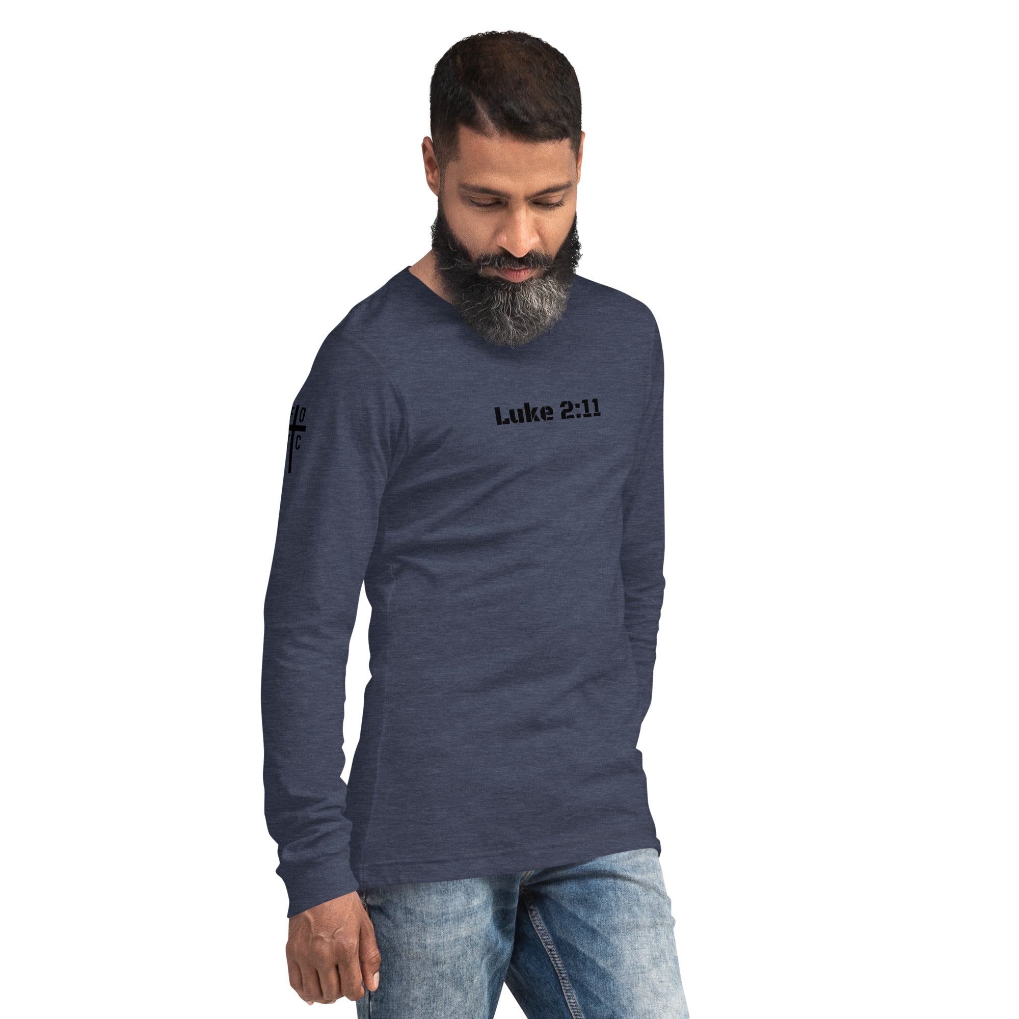 Men's Long Sleeve T-Shirt - Luke 2:11