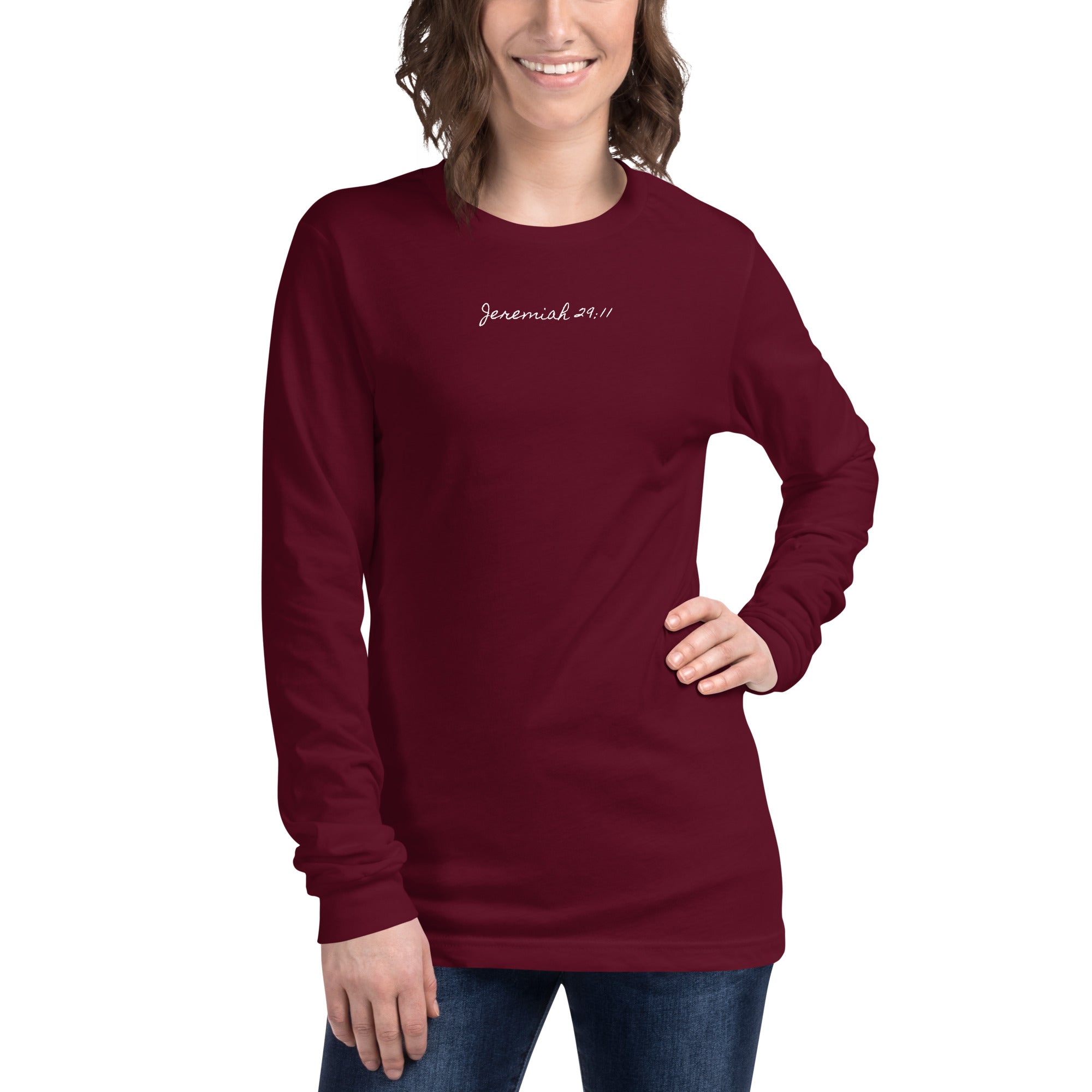 Women's Long Sleeve Tee - Jeremiah 29:11